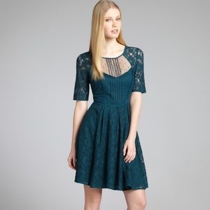 BCBGMaxAzria Julya Cocktail Lace Dress Cutout